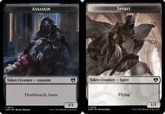 Assassin (0014) // Spirit Token (0039) Token (Commander Master)